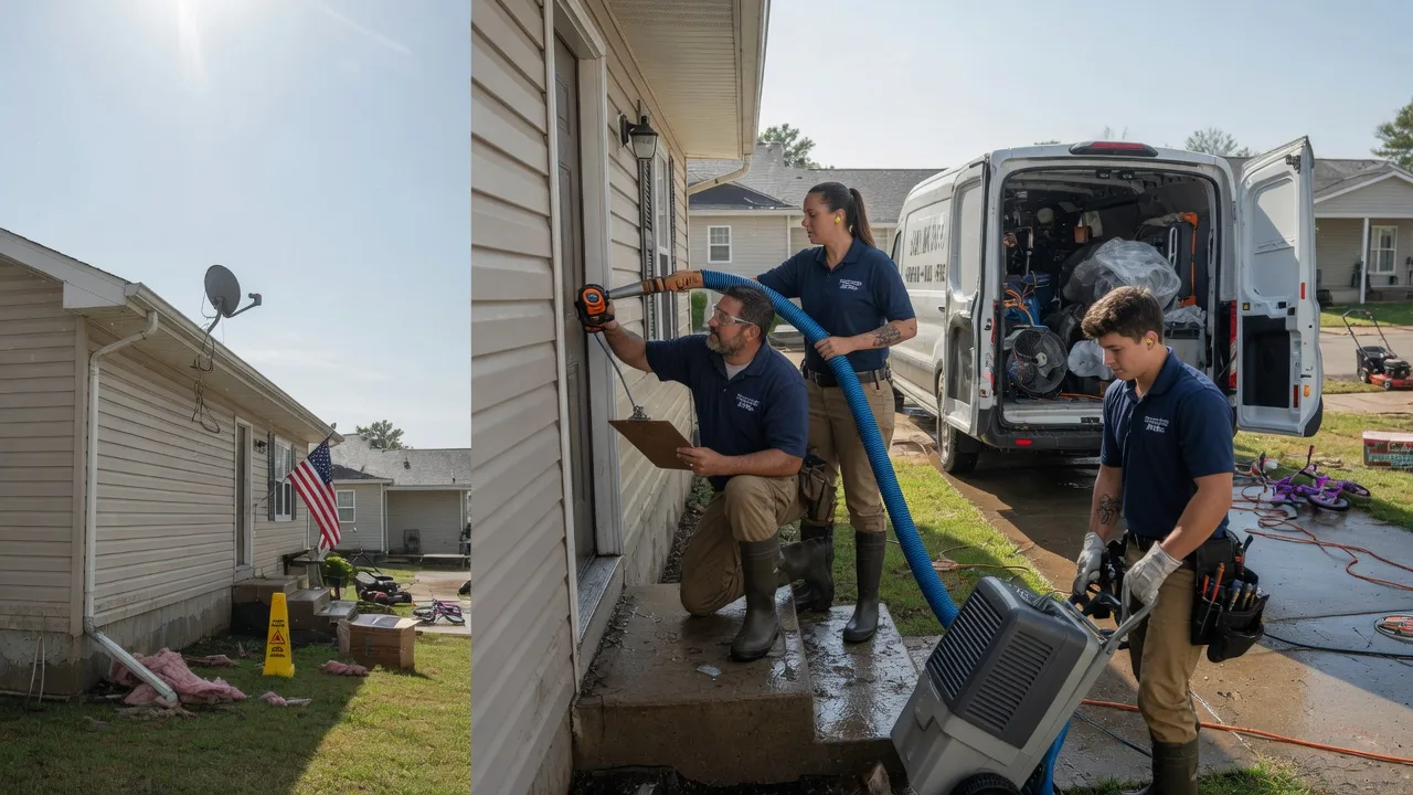 Ceiling Water Damage Restoration in Gandeeville, WV near me